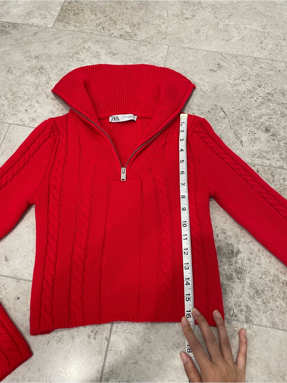 Red half zip - Picture 3 of 3